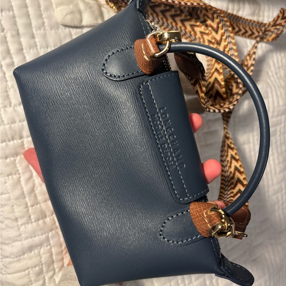 Longchamp Le Pilage cosmetics case blue - Picture 7 of 8